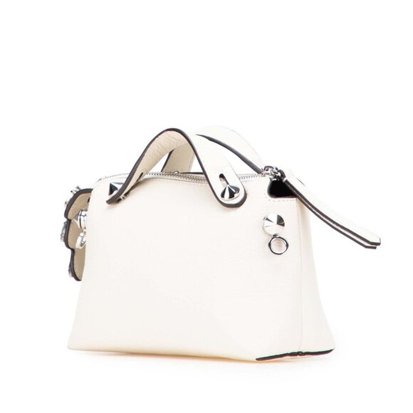 FENDI Ivory Leather Shoulder Bag - Picture 2 of 9